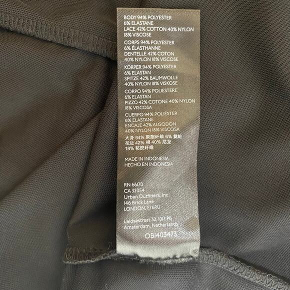 Anthropologie S Black Sheer Peasant Top Ruffle Goth Romantic‎ Dark Academia Boho - Picture 9 of 9